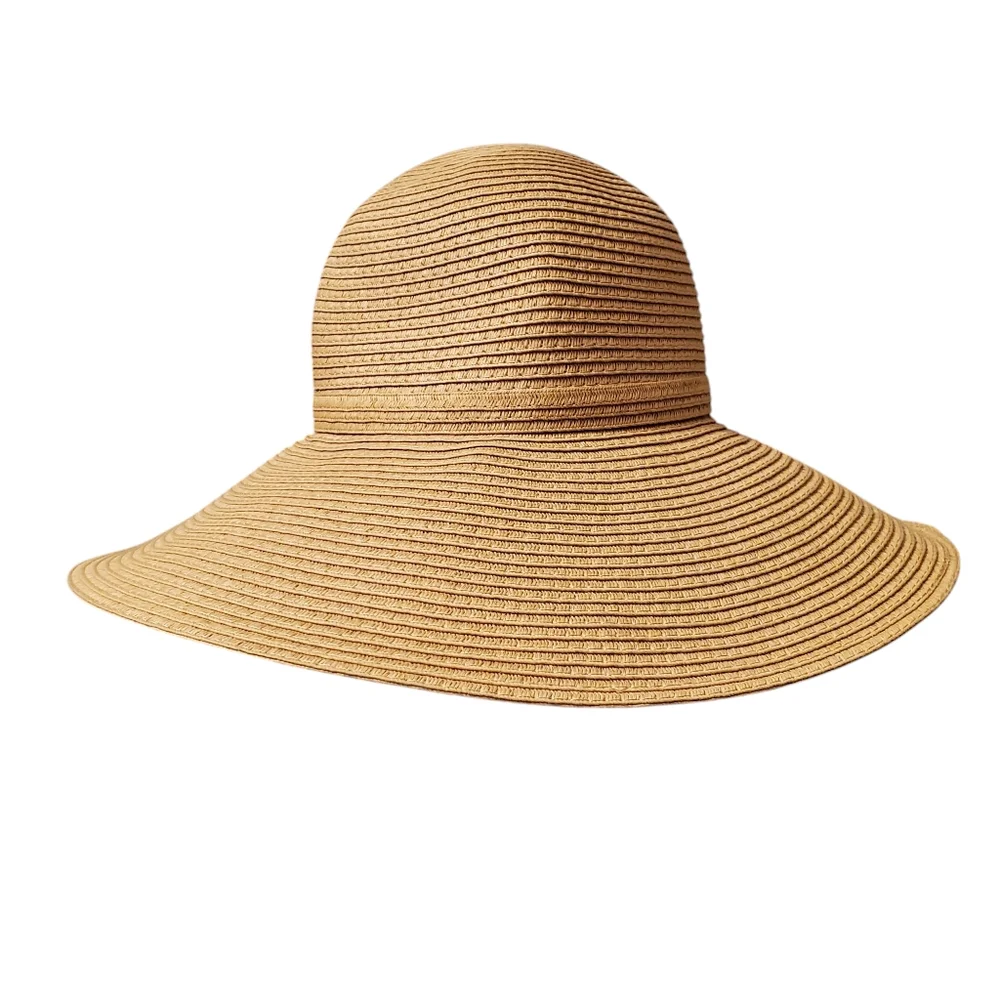Nordstrom Large Brim Packable Tan Sun Hat